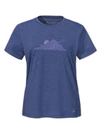Koszulki sportowe damskie - Schöffel Koszulka funkcyjna "Sulten" w kolorze niebiesko-fioletowym - miniaturka - grafika 1