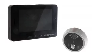 Wizjer drzwiowy elektroniczny Gerda OPTIC M z funkcją nagrywania (wyświetlacz LCD 4,3?) - Akcesoria do drzwi - miniaturka - grafika 1