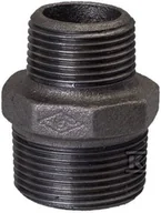 Łączniki, trójniki, kształtki - Nypel redukcyjny wkrętno-zwężkowy 5/4"X1" czarny N8, NR 40, NR 245 - miniaturka - grafika 1