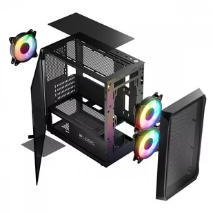 Obudowa Komputerowa Logic Portos ARGB Mini USB 3.0 Czarna - Obudowy komputerowe - miniaturka - grafika 18