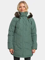 Kurtki damskie - Roxy Kurtka puchowa Ellie Jk Otlr ERJJK03554 Zielony Regular Fit - miniaturka - grafika 1