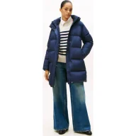 Kurtki damskie - Tommy Hilfiger Puchowy płaszcz - miniaturka - grafika 1