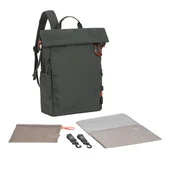 Plecaki - LÄSSIG Plecak do przewijania niemowląt, plecak z podkładką do przewijania, mocowanie do wózka dziecięcego, uchwyt na butelki, wyprodukowany w sposób zrównoważony/GRE Outdoor Rolltop Backpack plecak - miniaturka - grafika 1