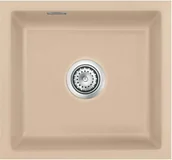 Zlewozmywaki - Zlewozmywak ceramiczny SYSTEMCERAM Mera 42 U Sand Korek manualny 5301 01 - miniaturka - grafika 1