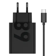 Ładowarki do telefonów - Ładowarka Lenovo Wall Charger 68W + Kabel USB-C Czarna Tylko oryginalne akcesoria! Faktura VAT 23% na każde zamówienie - miniaturka - grafika 1