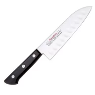 Noże kuchenne - Masahiro Nóż BWH Santoku Dimple 175mm [14079] uniwersalny Nóż BWH Santoku Dimple 175mm [14079] uniwersalny - miniaturka - grafika 1