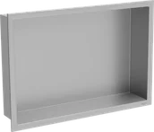 Półki łazienkowe - Mexen X-Wall-R półka wnękowa z kołnierzem 45 x 30 cm, inox - 1910453010 - miniaturka - grafika 1