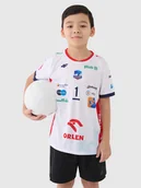 Koszulki dla dziewczynek - 4F Koszulka meczowa replika domowa z sezonu 2024/2025 dziecięca 4F x Zaksa Kędzierzyn-Koźle - Kurek - multikolor 98/104 - miniaturka - grafika 1