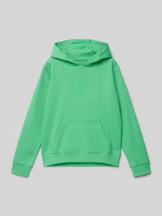 Bluza z kapturem z nadrukiem z logo - Swetry dla chłopców - miniaturka - grafika 1