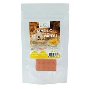 Mydło mydło z cbd i miodem, 17g, naturalny, z przeciwutleniaczami, Dr. Natural - Mydła - miniaturka - grafika 1