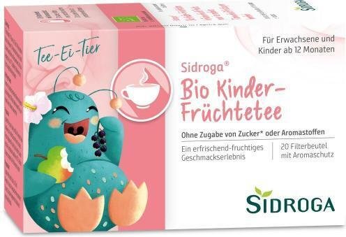Sidroga Organiczna herbata owocowa dla dzieci w torebkach 20 kapsułek