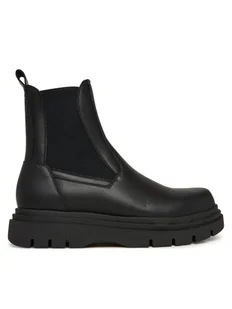 Guess Sztyblety FMFFER LEA10 Czarny - Botki męskie - miniaturka - grafika 1