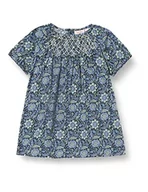 Sukienki - Noa Noa miniature Niemowlęta sukienka Airy Cotton Short Sleeve, długość kolan, Print Blue, 9 Miesiące - miniaturka - grafika 1