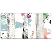 Podkładki na biurko - Mata ochronna na biurko Leśna abstrakcja 120x60 cm - miniaturka - grafika 1