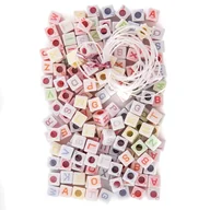 Scrapbooking - Koraliki Do Biżuterii 170 Szt. – Literki Dalprint - miniaturka - grafika 1