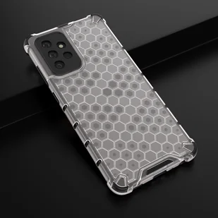 Honeycomb etui pancerny pokrowiec z żelową ramką Samsung Galaxy A72 4G przezroczysty - Etui i futerały do telefonów - miniaturka - grafika 14