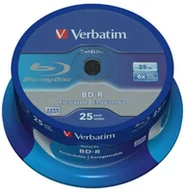 Nośniki danych - Verbatim BluRay BD-R 25 GB x6 25 szt. Single layer DATALIFE - miniaturka - grafika 1