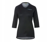 Kurtki rowerowe - Koszulka damska GIRO ROUST JERSEY 3/4 rękaw black floral roz. S DWZ - miniaturka - grafika 1