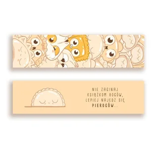 Zakładka kartonowa - Pierogi to życie - Zakładki do książek - miniaturka - grafika 1