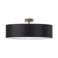 Lampy sufitowe - Czarny plafon sufitowy WENECJA fi - 60 cm - kolor czarny - miniaturka - grafika 1