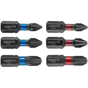 Bity - Graphite BITY UDAROWE PH1/2/3 PZ1/2/3 X 25 MM 6 SZT 56H540 GRAPHITE 56H540 - miniaturka - grafika 1