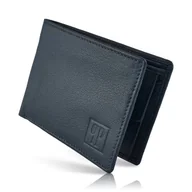 Portfele - Skórzany portfel męski granatowy Paolo Peruzzi T-67-DB - miniaturka - grafika 1