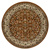 Dywany - Dywan ROYAL ADR koło wzór 1745 brązowy koło 150 cm - miniaturka - grafika 1