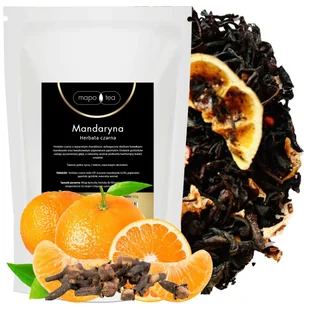 Herbata czarna li��ciasta Mandaryna 50g Mapo Tea - Herbata - miniaturka - grafika 1