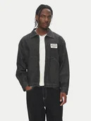 Kurtki męskie - DC Kurtka jeansowa Pit Crew Jacket ADYJK03206 Czarny Boxy Fit - miniaturka - grafika 1