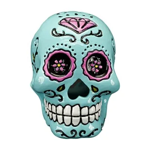 Penn Plax Skull niebieski - Dekoracje do akwarium - miniaturka - grafika 1