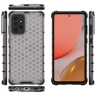 Honeycomb etui pancerny pokrowiec z żelową ramką Samsung Galaxy A72 4G przezroczysty - Etui i futerały do telefonów - miniaturka - grafika 12