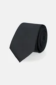 Krawaty i muchy męskie - Krawat Czarny - miniaturka - grafika 1