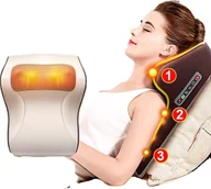 Masażery - Poduszka masująca, konstrukcja 3 w 1, podwójne zastosowanie (samochód i dom), wtyczka UE, R7-1 - miniaturka - grafika 1