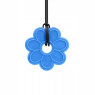 Gryzaki dla dzieci - Gryzak Terapeutyczny Logopedyczny ARK Kwiatek Wisiorek Niebieski XXT/Twardy - miniaturka - grafika 1