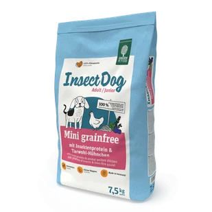 GREEN PETFOOD InsectDog Mini Grainfree 7,5kg + 900g GRATIS!! - Sucha karma dla psów - miniaturka - grafika 2