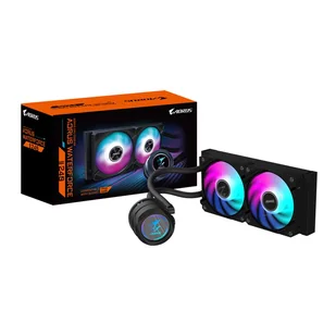 GIGABYTE AORUS WATERFORCE II 240 Procesor Chłodnica cieczy all-in-one 12 cm Czarny - Tuning komputera - akcesoria - miniaturka - grafika 1