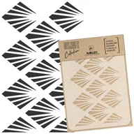 Scrapbooking - szablon malarski scrapbooking &#8211; craft // PALMA ART DECO - A3 (30x42cm) - miniaturka - grafika 1