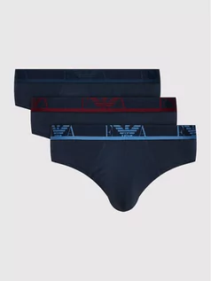 Majtki męskie - Emporio Armani Underwear Komplet 3 par slipów 111734 1A715 64135 Granatowy - grafika 1