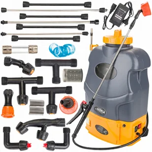 Opryskiwacz Akumulatorowy Plecakowy Dysze w Zestawie 20 Litrów Pojemności - Opryskiwacze Opryskiwacz Akumulatorowy Plecakowy Dysze w Zestawie 20 Litrów Pojemności - Opryskiwacze - miniaturka - grafika 1