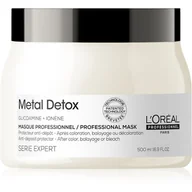 Maski do włosów - Loreal Metal Detox Maska po koloryzacji, zapobiegająca osadzaniu się metali na włosach 500 ml - miniaturka - grafika 1