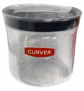 CURVER Pojemnik na artykuły sypkie z miarką 1 l granatowy - Pojemniki kuchenne - miniaturka - grafika 1
