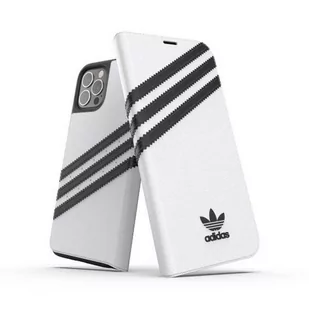 Adidas OR Booklet Case PU iPhone 12 Pro biało czarny/white black - Etui i futerały do telefonów - miniaturka - grafika 1