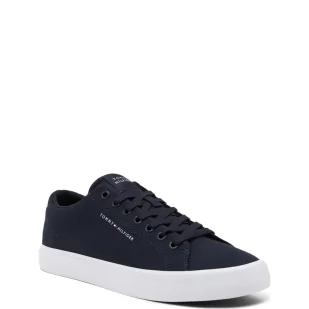 Tommy Hilfiger Tenisówki H HI VULC LOW CANVAS - Trampki męskie - miniaturka - grafika 1