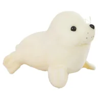 Maskotki i pluszaki - Pluszowa Foczka Pluszak Maskotka Przytulanka Biała 24cm - miniaturka - grafika 1
