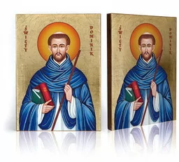 Ikona religijna Święty Dominik - Ikony i obrazy sakralne - miniaturka - grafika 1