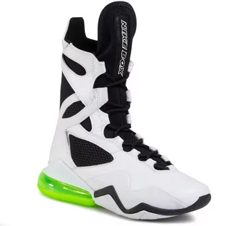 Buty sportowe damskie - Nike Buty Air Max Box AT9729 103 White/Black/Electric Green - grafika 1