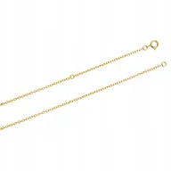 Łańcuszki - Przedłużka do łańcuszka bransoletki 925 ZŁOTA 10cm LS045 - miniaturka - grafika 1