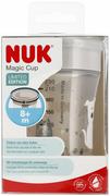 Butelki dla niemowląt - NUK Kubek 230 ml 8m Magic Cup popielaty - miniaturka - grafika 1
