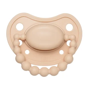 Luu Kids, smoczek uspokajający, pozycjonujący, silikonowy, Cookie Beige, od 6. miesiąca, 1 sztuka - Smoczki uspokajające Luu Kids, smoczek uspokajający, pozycjonujący, silikonowy, Cookie Beige, od 6. miesiąca, 1 sztuka - Smoczki uspokajające - miniaturka - grafika 1