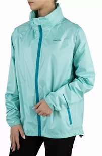 Kurtka damska przeciwdeszczowa z membraną Aqua Thermo TEX Viking Rainier 7000 turkusowy - Kurtki i kamizelki sportowe damskie - miniaturka - grafika 1